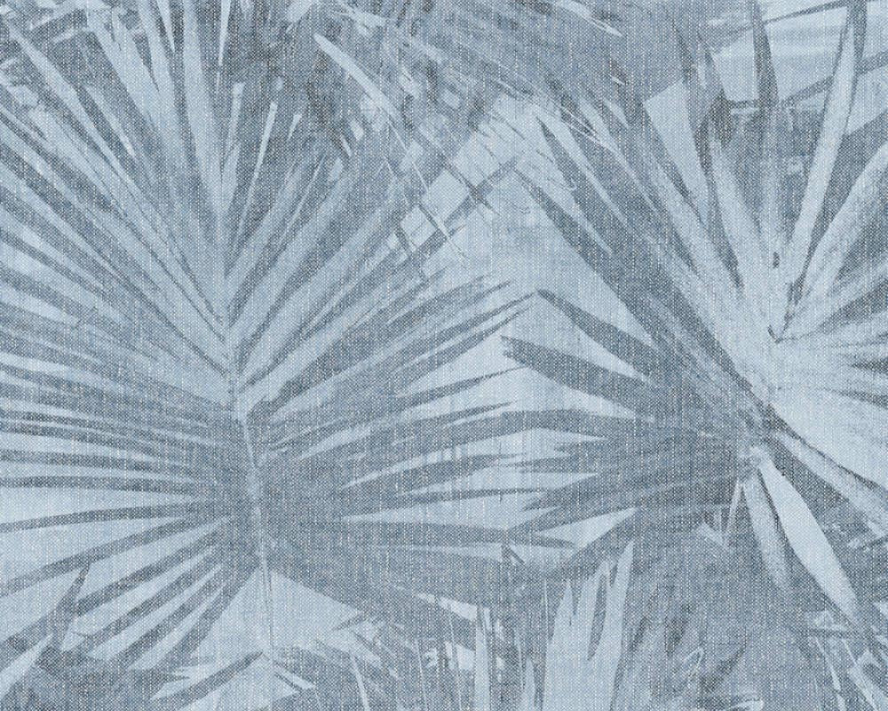  Vlies Tapete Palmenblatt Blau Hygge Livingwalls 36385-5