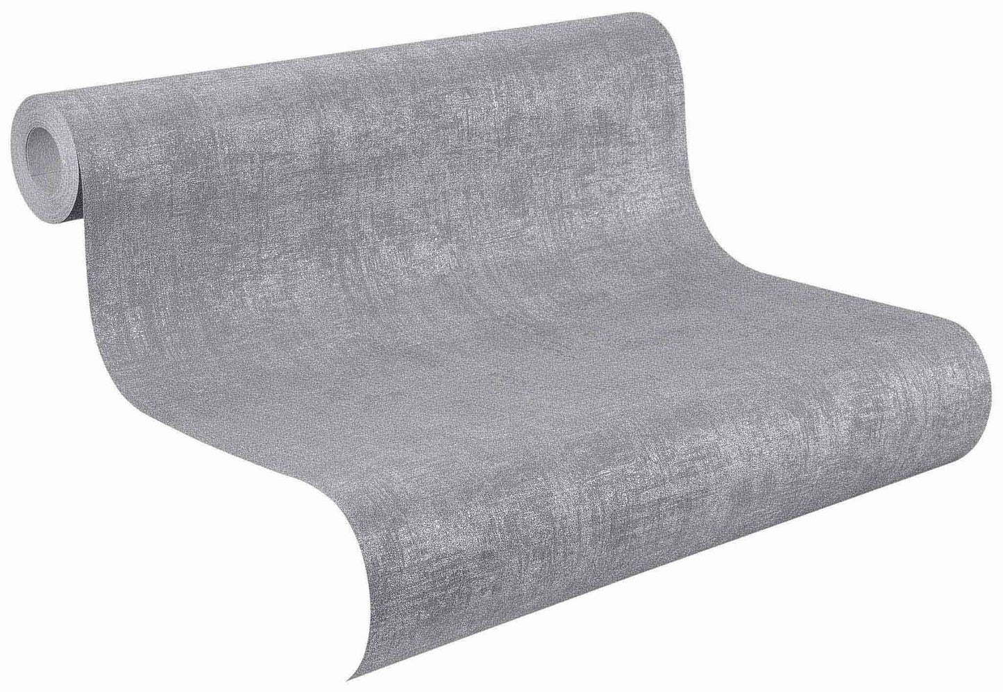  Vlies Tapete Uni Einfarbig Rasch Silbergrau 489941