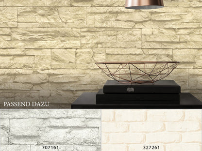 A.S. Creation Vlies Tapete Steinoptik Naturstein Beige AS Creation 7071-30