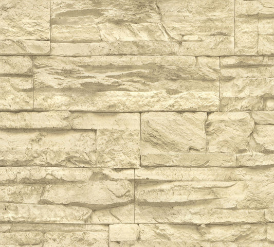 A.S. Creation Vlies Tapete Steinoptik Naturstein Beige AS Creation 7071-30