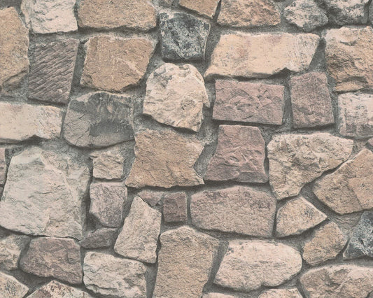 A.S. Creation Vlies Tapete Steinoptik Naturstein Beige AS Creation 8595-32