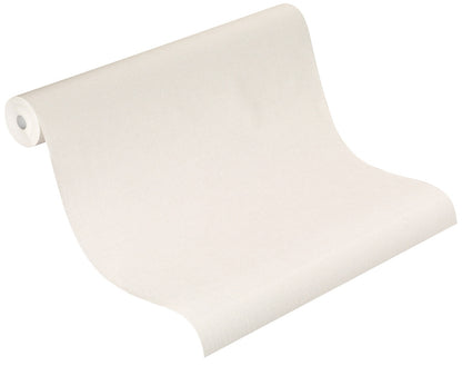  Vlies Tapete Uni Textil Design Creme Rasch 445206