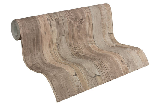 Vlies Tapete Holzoptik Holzbrett Braun Lutèce 95405-3