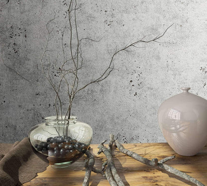  Vliestapete Marburg Grau Uni Beton Optik 34267