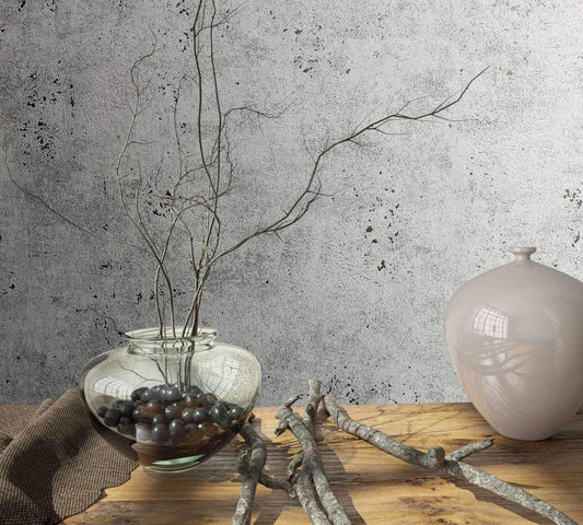  Vliestapete Marburg Grau Uni Beton Optik 34267