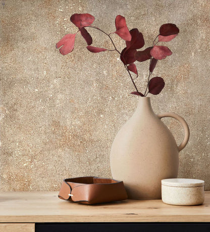  Vliestapete Marburg Beige Kupfer Uni Beton Optik 34269