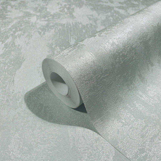  Vliestapete Marburg Grün Uni Metallic 34273