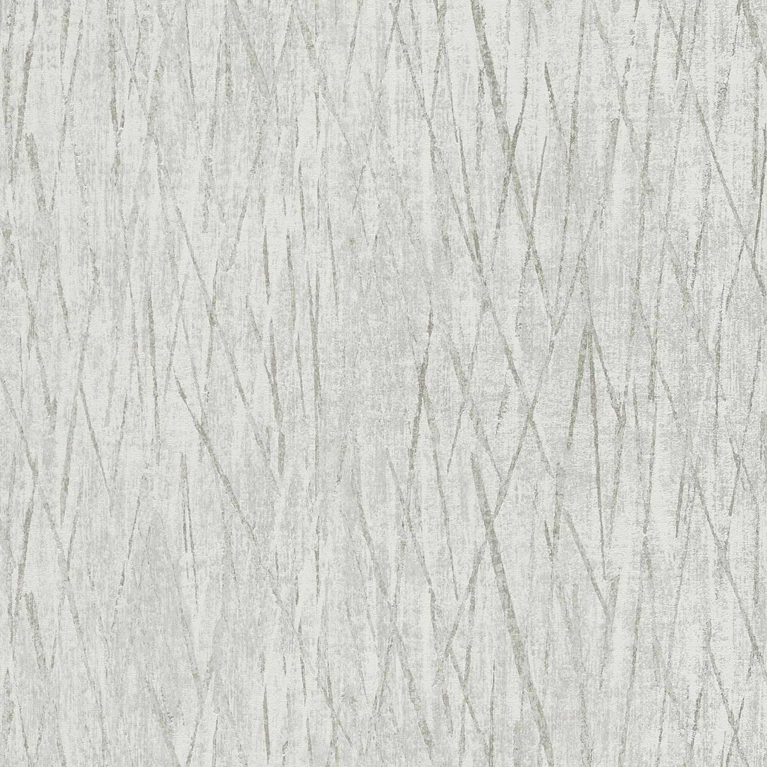 A.S. Creation Vliestapete 385987 Struktur Grau Silber Metallic