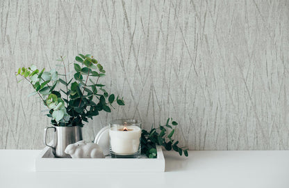 A.S. Creation Vliestapete 385987 Struktur Grau Silber Metallic