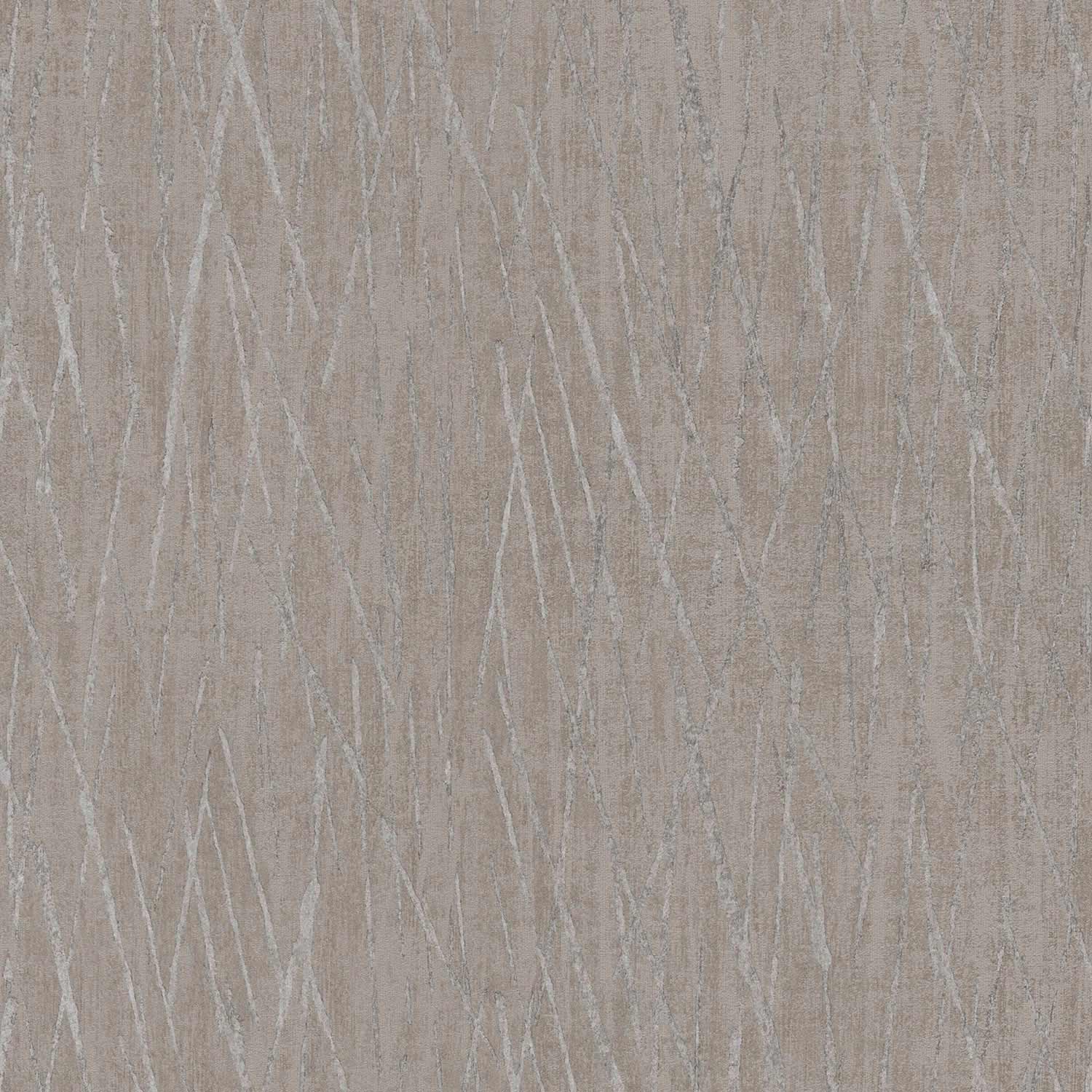 A.S. Creation Vliestapete 385988 Struktur Grau Silber Metallic