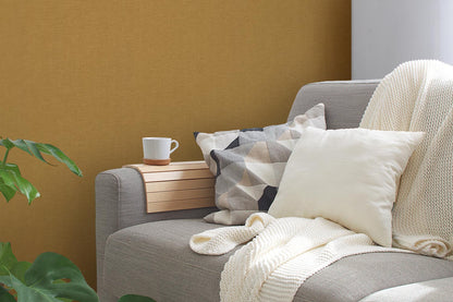A.S. Creation Vliestapete 386136 Textil Optik Gelb