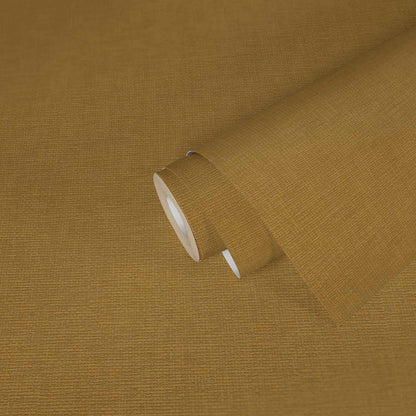 A.S. Creation Vliestapete 386136 Textil Optik Gelb