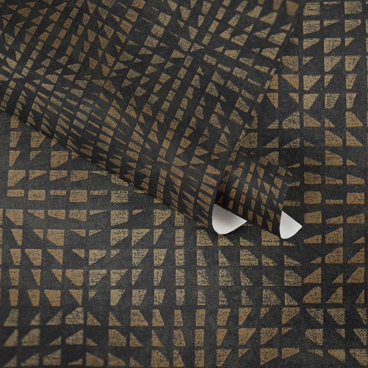 A.S. Creation Tapete Vlies Bronze Schwarz Grafik 383522 AS Geo Effect
