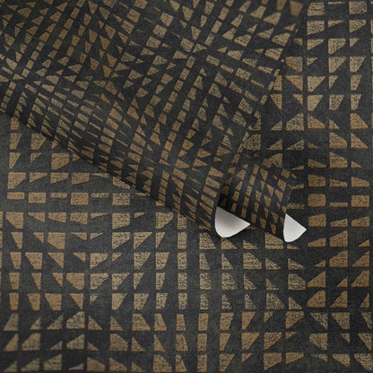 A.S. Creation Tapete Vlies Bronze Schwarz Grafik 383522 AS Geo Effect