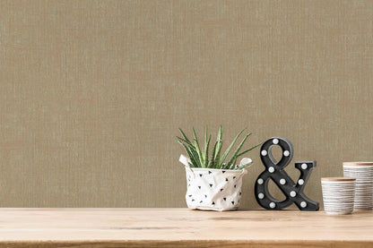 A.S. Creation Tapete Vlies Gold Beige Uni Meliert 385967 AS Geo Effect