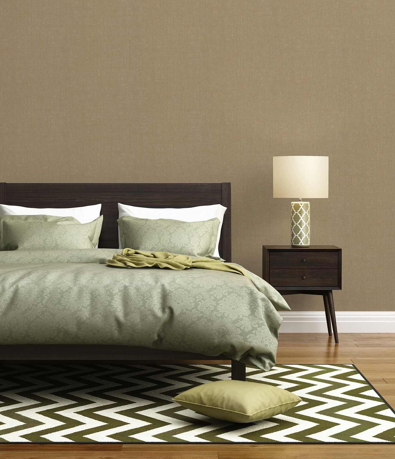 A.S. Creation Tapete Vlies Gold Beige Uni Meliert 385967 AS Geo Effect