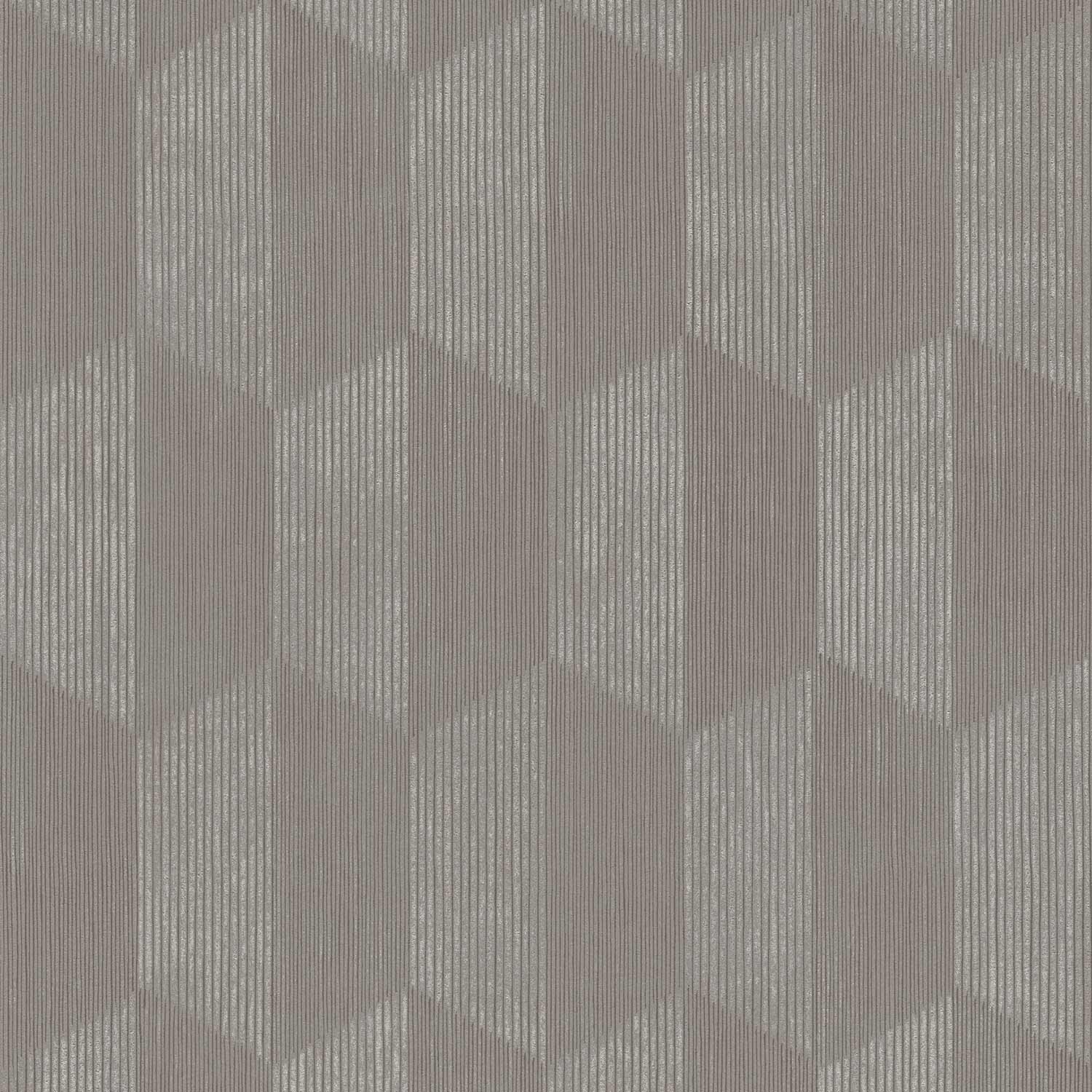 A.S. Creation Tapete Vlies Grau Silber Grafik 385923 AS Geo Effect