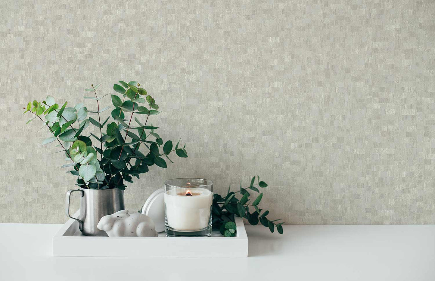 A.S. Creation Tapete Vlies Grau Weiss Mosaik 385933 AS Geo Effect