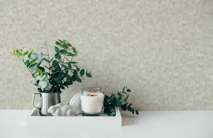 A.S. Creation Tapete Vlies Grau Weiss Mosaik 385933 AS Geo Effect