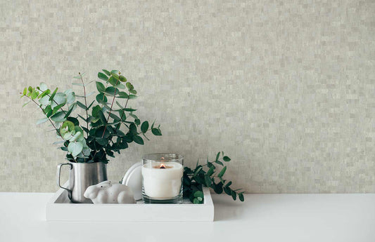 A.S. Creation Tapete Vlies Grau Weiss Mosaik 385933 AS Geo Effect
