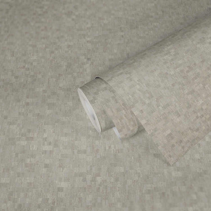 A.S. Creation Tapete Vlies Grau Weiss Mosaik 385933 AS Geo Effect