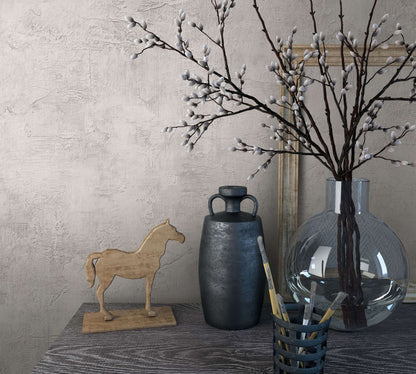  Vliestapete Beige Grau Uni Putz Optik Marburg 34186