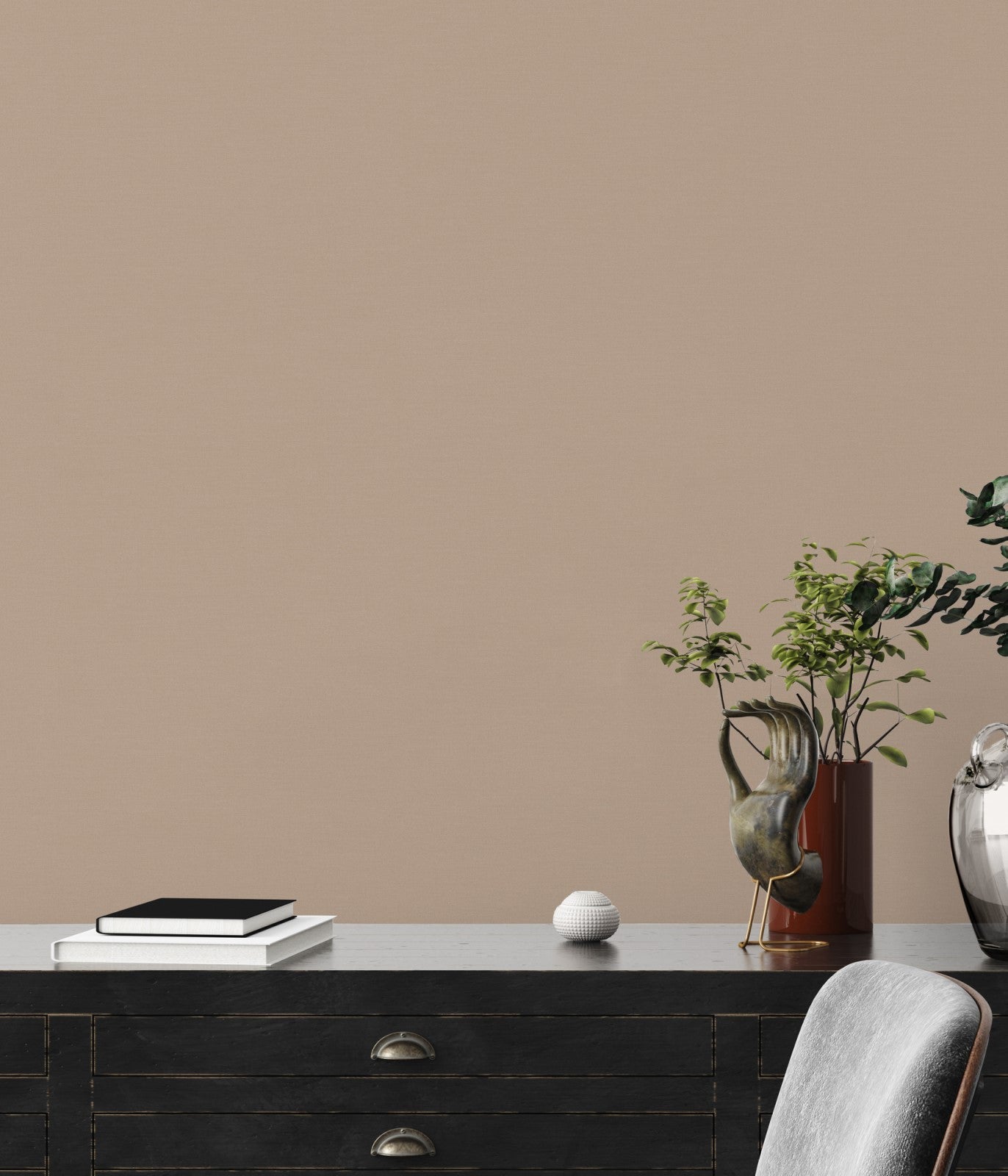 A.S. Creation Vliestapete Beige Leinen Optik Einfarbig Antigua 39098-3