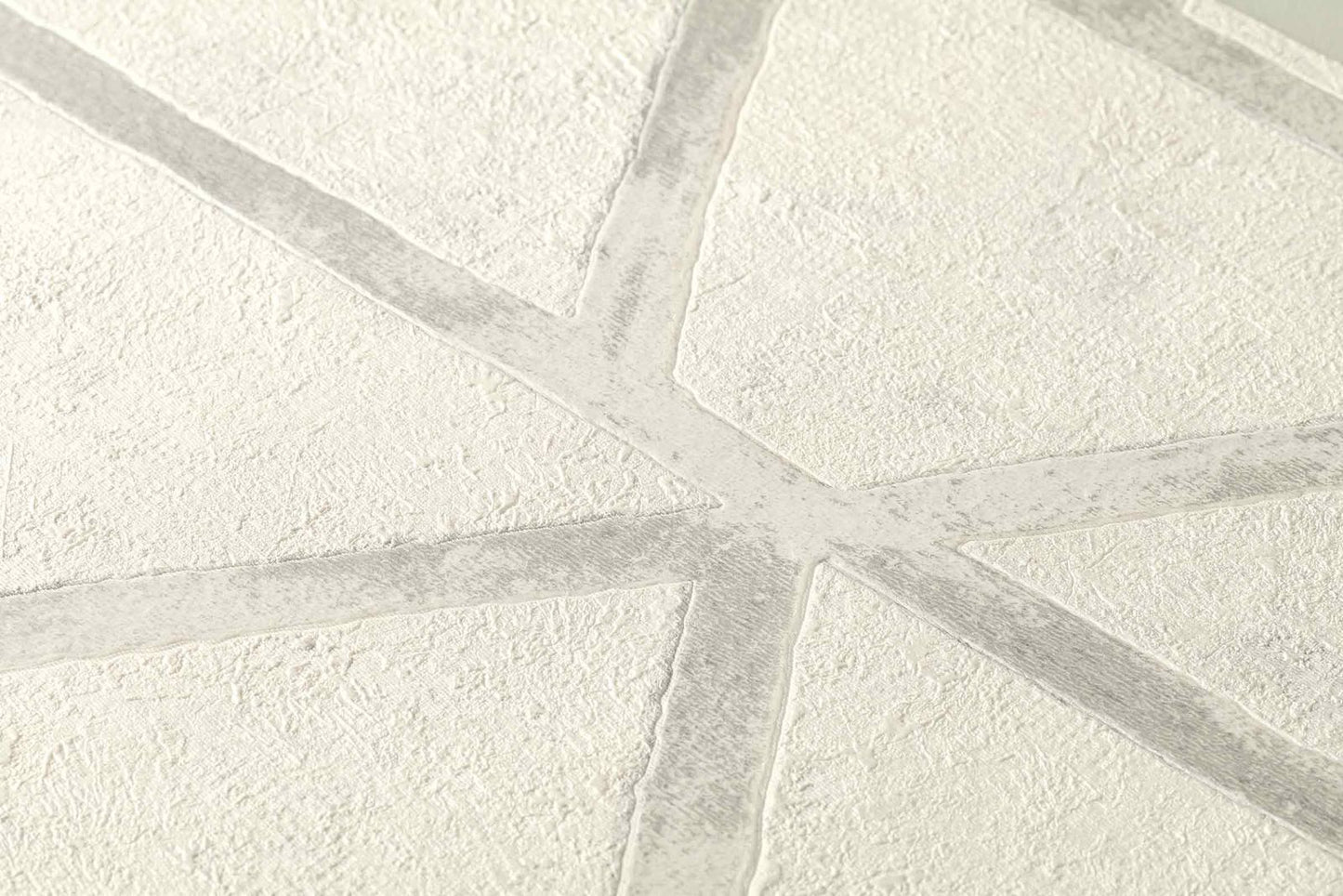  Vliestapete Beton Grafik Cremeweiß Grau Glanz 36928-5