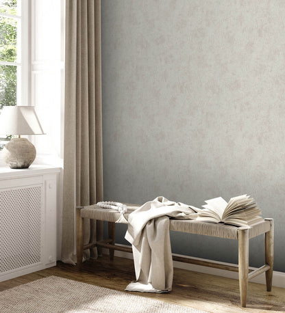 A.S. Creation Vliestapete Putzoptik Shabby Beige Silber Metallic 38969-7
