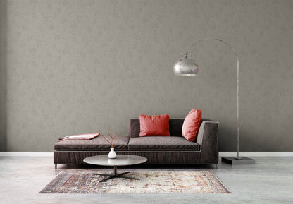 A.S. Creation Vliestapete Putzoptik Shabby Beige Silber Metallic 38969-7
