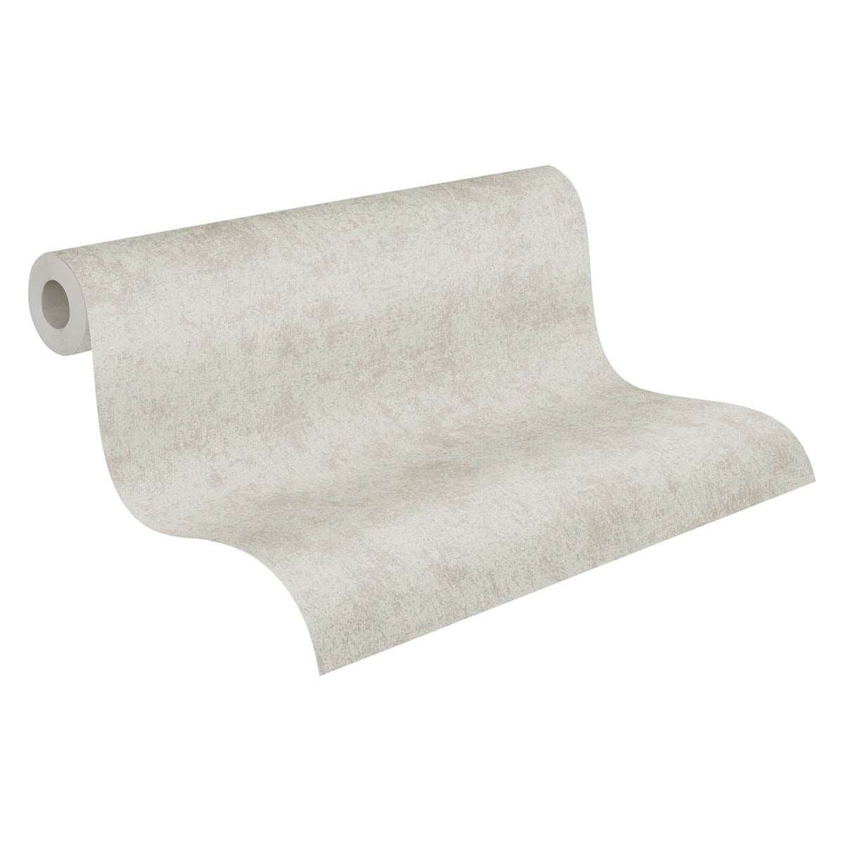 A.S. Creation Vliestapete Putzoptik Shabby Beige Silber Metallic 38969-7