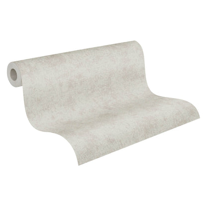 A.S. Creation Vliestapete Putzoptik Shabby Beige Silber Metallic 38969-7