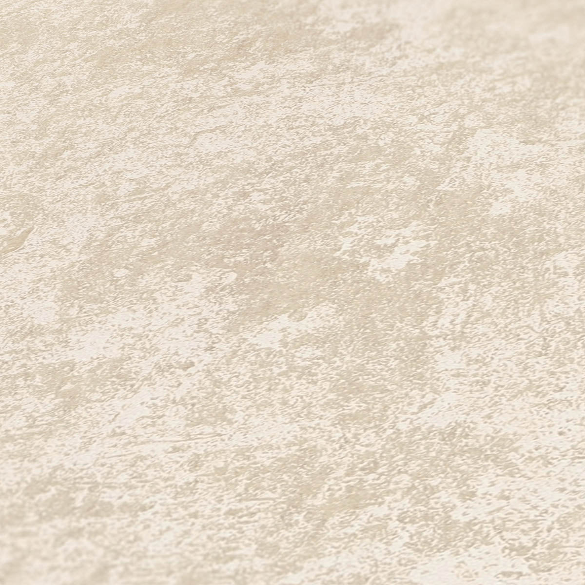 A.S. Creation Vliestapete Putzoptik Shabby Creme Silber Metallic 38969-5