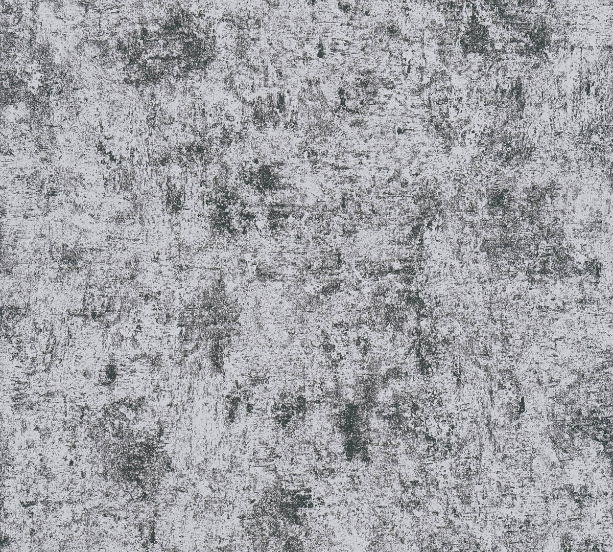A.S. Creation Vliestapete Putzoptik Shabby Schwarz Silber Metallic 38969-6