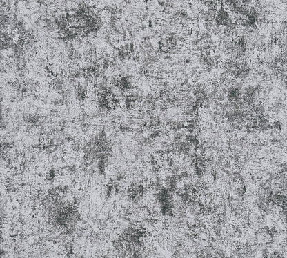 A.S. Creation Vliestapete Putzoptik Shabby Schwarz Silber Metallic 38969-6