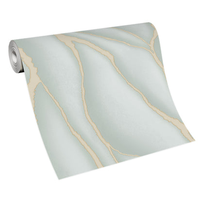  Vliestapete Elle Risse Effekt Grün Beige 10345-07