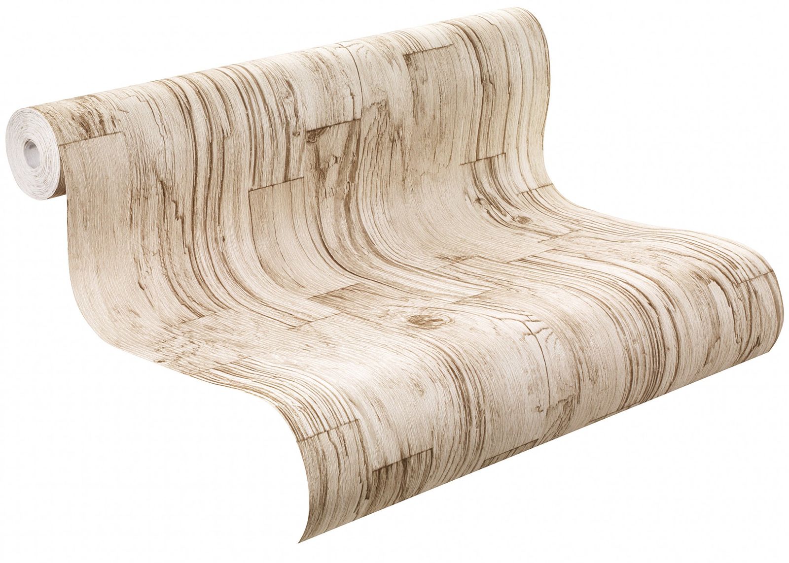  Vliestapete Factory 2 446654 Holzoptik Creme Beige