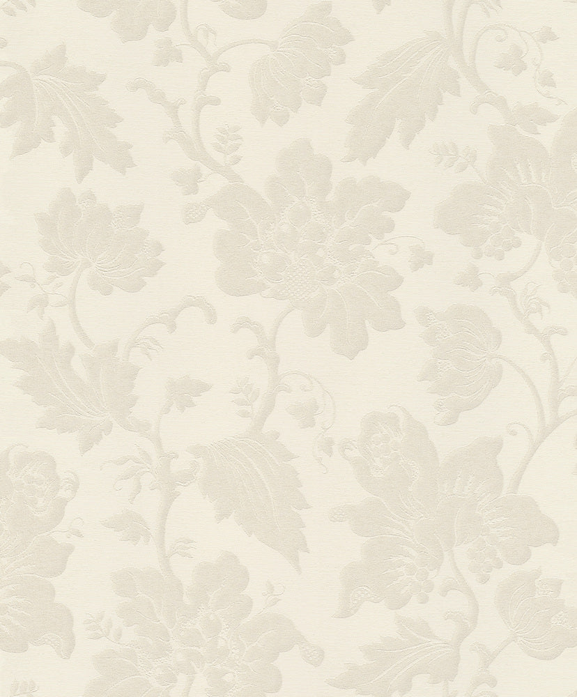  Rasch Tapete Trianon Floral Blüten Weiß 570434