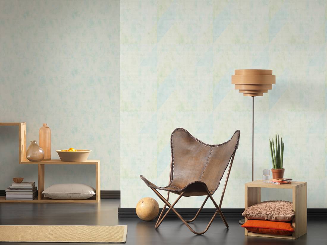 A.S. Creation Vlies Tapete Grafisch Schrift Grün AS Creation 35877-2