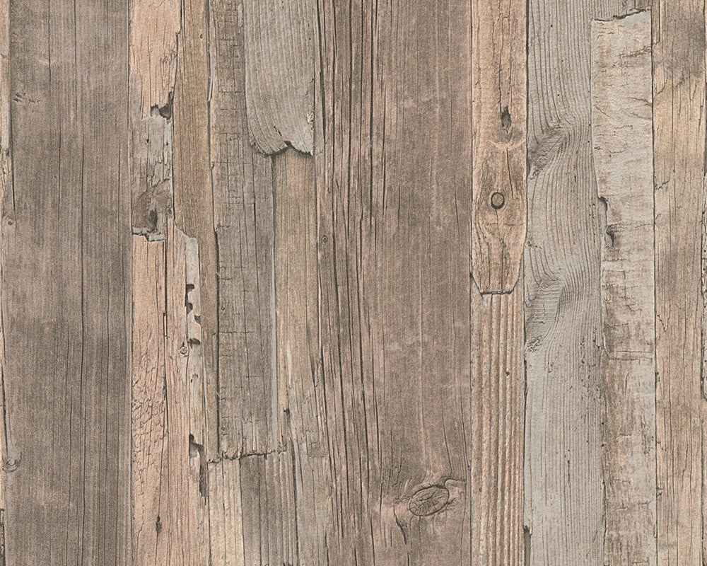  Vlies Tapete Holzoptik Holzbrett Braun Lutèce 95405-3