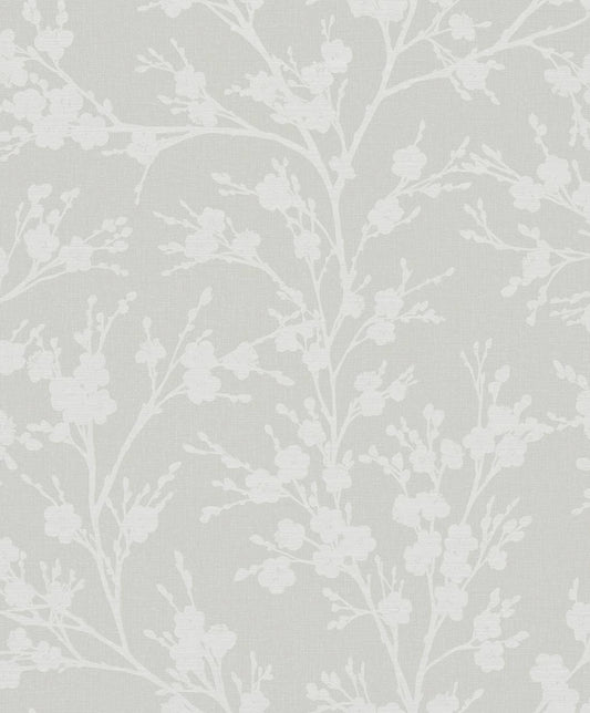  Vliestapete Ivy Floral Beige Weiß 82314 Novamur
