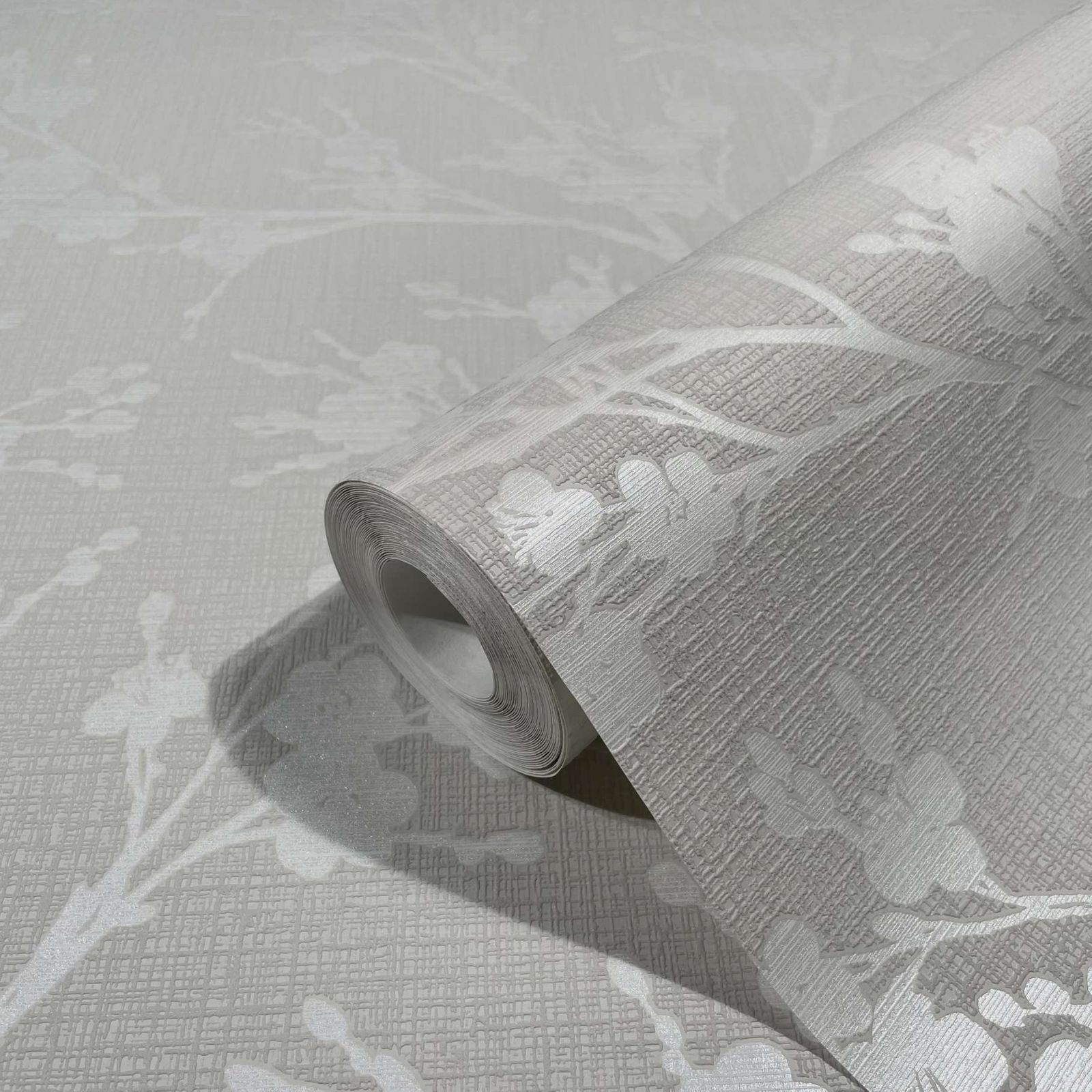  Vliestapete Ivy Floral Beige Weiß 82314 Novamur