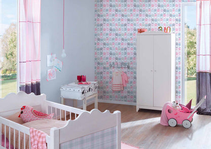 A.S. Creation Vliestapete Kinder Uni-Design Grau 38317-4