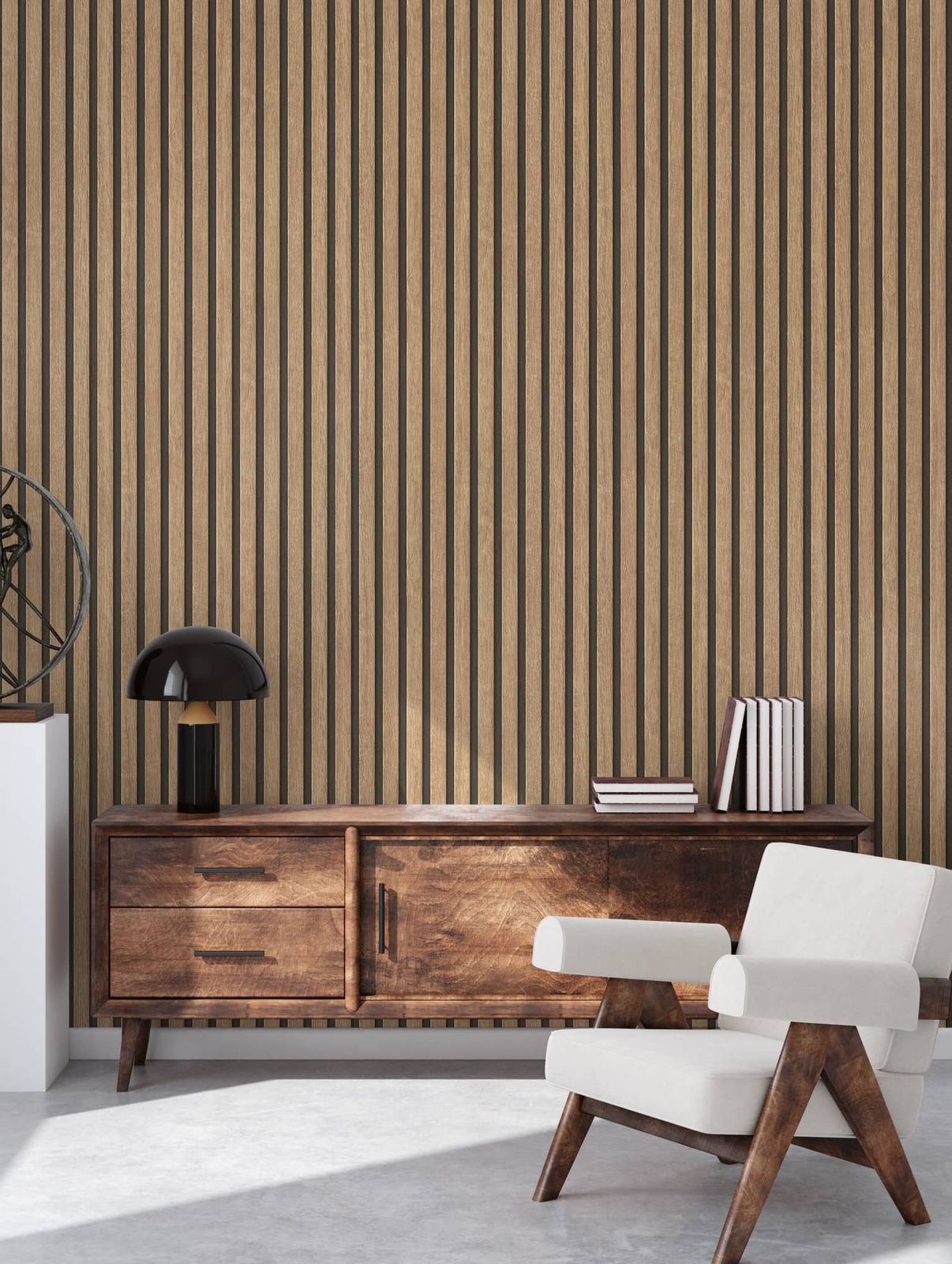 A.S. Creation AS Creation Vliestapete 39109-1 Beige Braun Holz Paneele