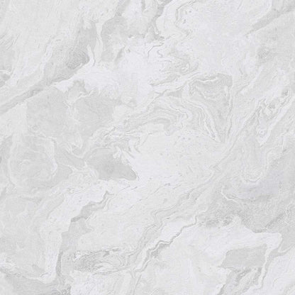  Vliestapete Marmor Optik Weiß Silber Metallic 10318-14