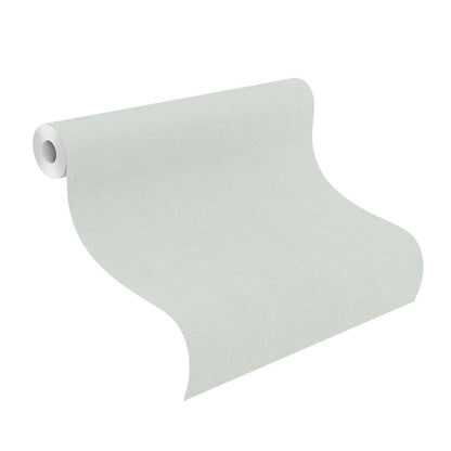 Rasch Vliestapete Hellblau Stoff Optik 633740