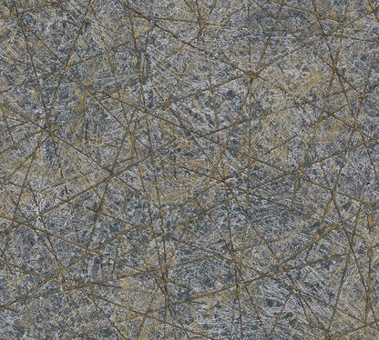 A.S. Creation Vliestapete Schwarz Gold Struktur Metallic 39177-4