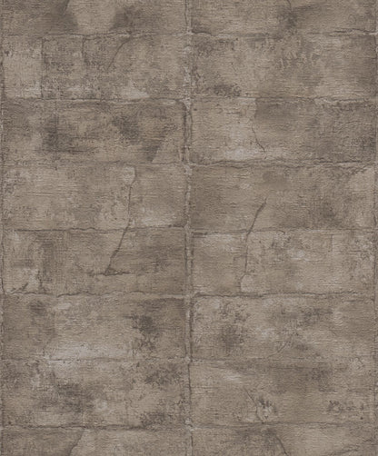  Vliestapete Steintapete Mauer Braun 520163 Rasch