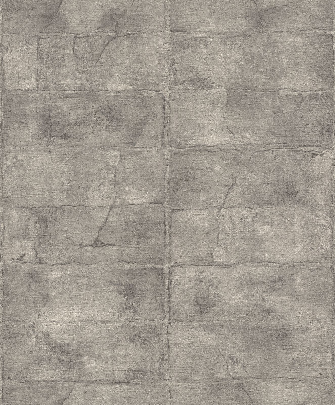  Vliestapete Steintapete Mauer Grau 520156 Rasch