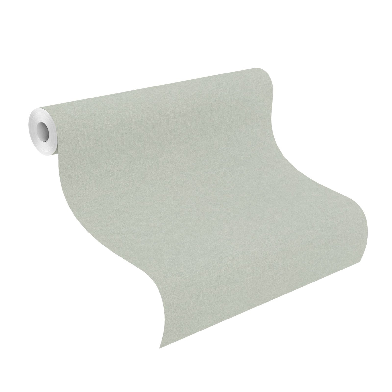  Rasch Tapete Einfarbig Textil Optik Olivgrün 252835